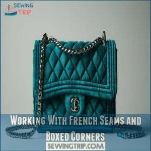 Working With French Seams and Boxed Corners