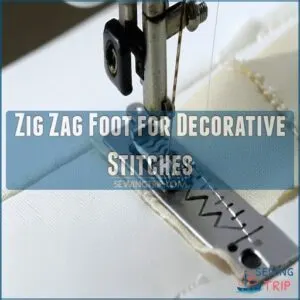 Zig Zag Foot for Decorative Stitches