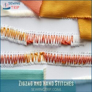 Zigzag and Hand Stitches