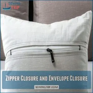 Zipper Closure and Envelope Closure