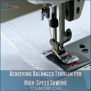 Achieving Balanced Tension for High-Speed Sewing