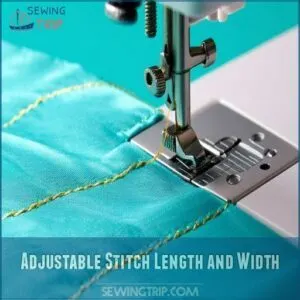 Adjustable Stitch Length and Width