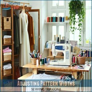 Adjusting Pattern Widths Adjusting Pattern Widths