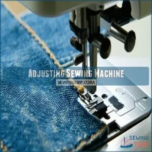 Adjusting Sewing Machine