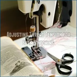 Adjusting Thread Tension for Even Stitching