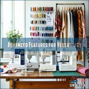 Advanced Features for Versatility Advanced Features for Versatility