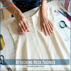 Attaching Neck Facings