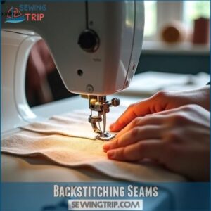 Backstitching Seams