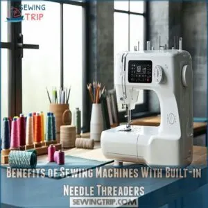 Benefits of Sewing Machines With Built-in Needle Threaders