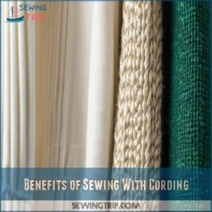 Benefits of Sewing With Cording