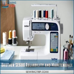 Brother SE600 Reliability and Maintenance