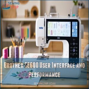 Brother SE600 User Interface and Performance