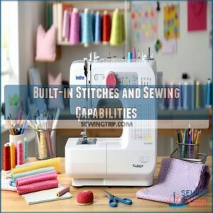 Built-in Stitches and Sewing Capabilities