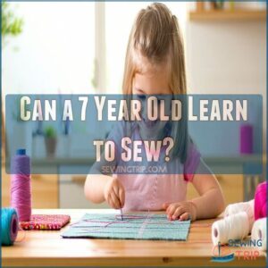 Can a 7 Year Old Learn to Sew