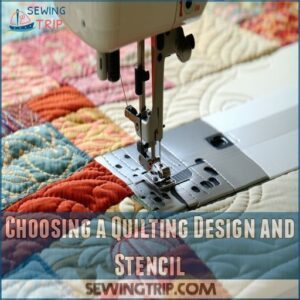 Choosing a Quilting Design and Stencil