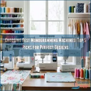 choosing best monogramming machines