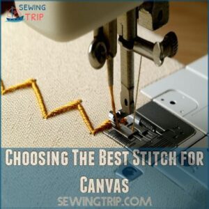 Choosing The Best Stitch for Canvas