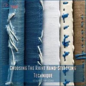 Choosing The Right Hand-Stitching Technique