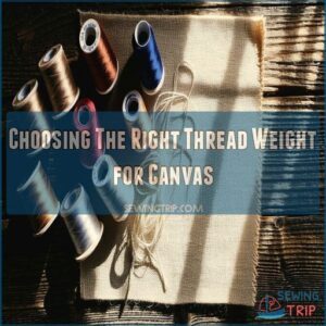 Choosing The Right Thread Weight for Canvas