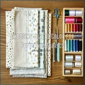 Choosing Thread Color for Patterned Fabrics