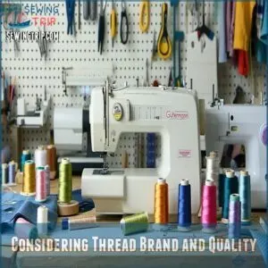 Considering Thread Brand and Quality