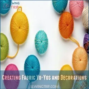 Creating Fabric Yo-Yos and Decorations