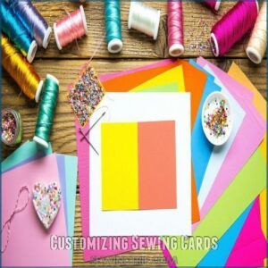 Customizing Sewing Cards