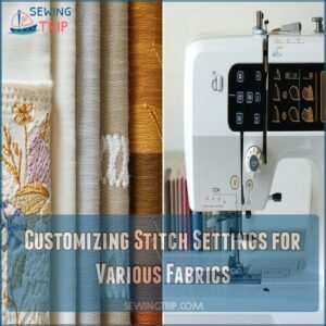 Customizing Stitch Settings for Various Fabrics