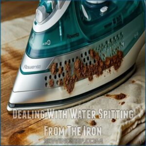 Dealing With Water Spitting From The Iron