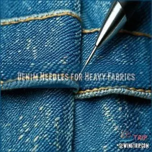 Denim Needles for Heavy Fabrics