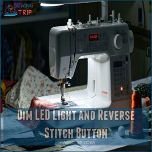 Dim LED Light and Reverse Stitch Button