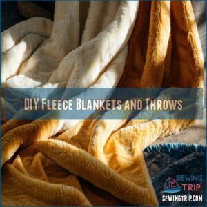 DIY Fleece Blankets and Throws DIY Fleece Blankets and Throws