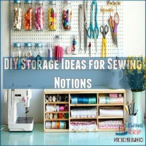 DIY Storage Ideas for Sewing Notions