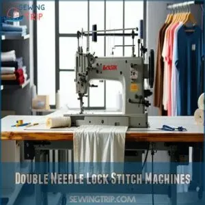 Double Needle Lock Stitch Machines