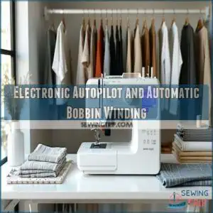Electronic Autopilot and Automatic Bobbin Winding Electronic Autopilot and Automatic Bobbin Winding