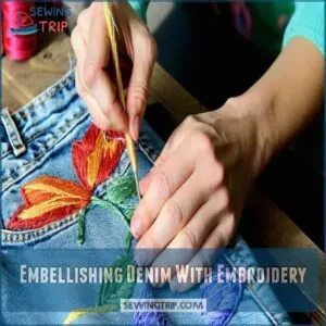 Embellishing Denim With Embroidery