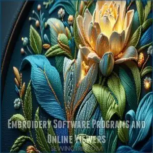 Embroidery Software Programs and Online Viewers