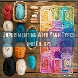 Experimenting With Yarn Types and Colors