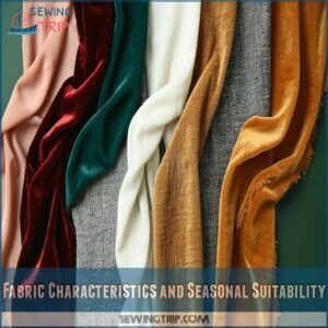Fabric Characteristics and Seasonal Suitability Fabric Characteristics and Seasonal Suitability