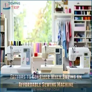 Factors to Consider When Buying an Affordable Sewing Machine