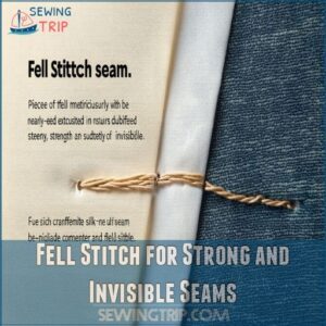 Fell Stitch for Strong and Invisible Seams