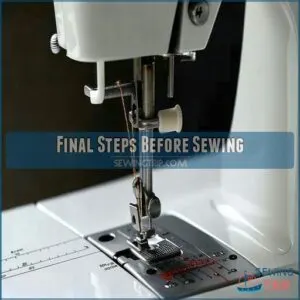 Final Steps Before Sewing