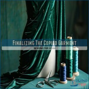 Finalizing The Copied Garment