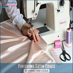 Finishing Satin Edges