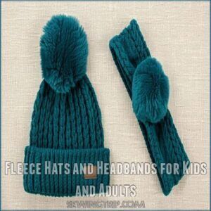 Fleece Hats and Headbands for Kids and Adults Fleece Hats and Headbands for Kids and Adults