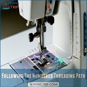 Following The Numbered Threading Path