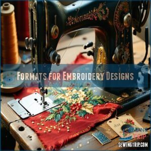 Formats for Embroidery Designs