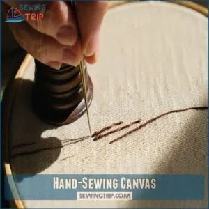 Hand-Sewing Canvas