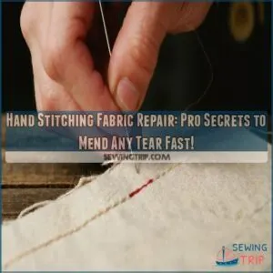 hand stitching fabric repair methods