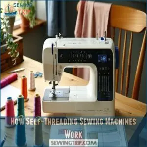 How Self-Threading Sewing Machines Work